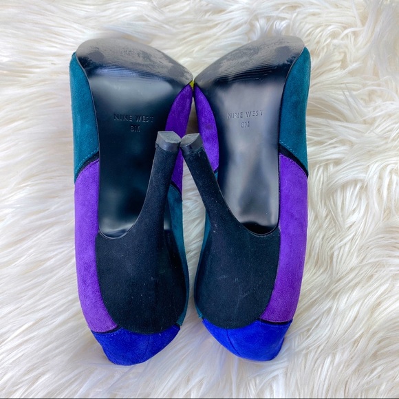 💜Color Block Heels💜 - Picture 4 of 6